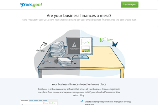 New Year Resolutions landing
        page